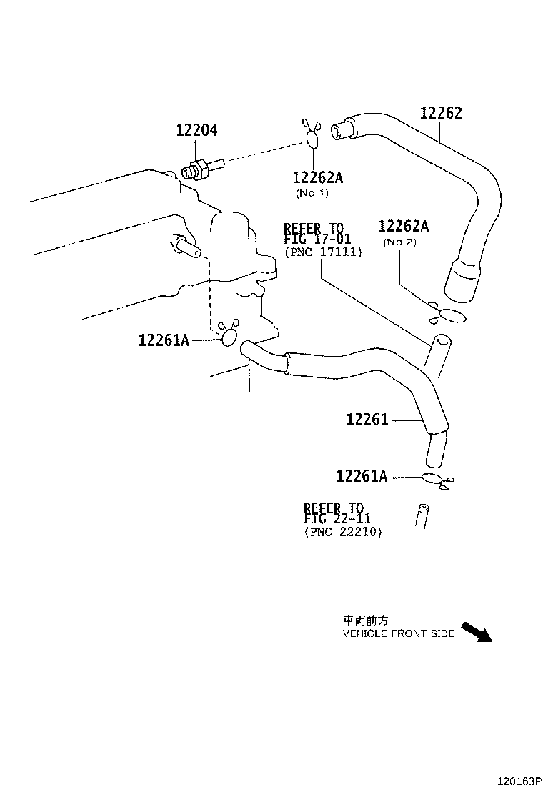 12204-22040 VALVE SUB-ASSY, VENTILATION product image