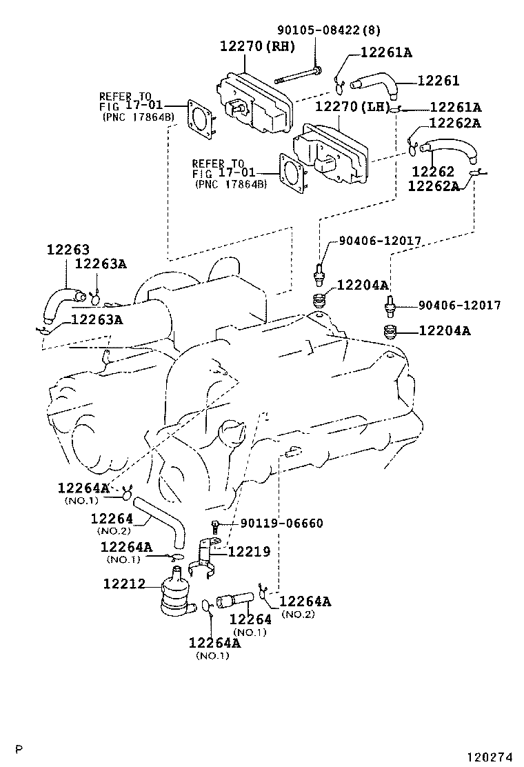 12229-32010 PIPE, VENTILATION product image