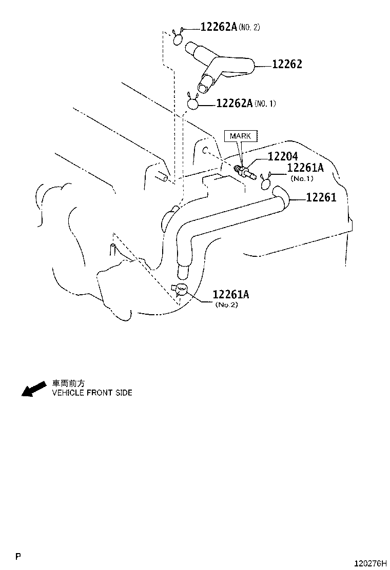 90044-64818 CLAMP(FOR VENTILATION HOSE) product image