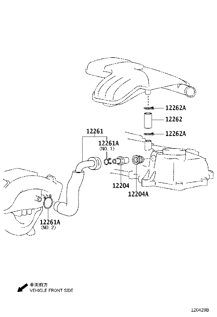 96137-52501 CLIP OR CLAMP(FOR VENTILATION HOSE) product image