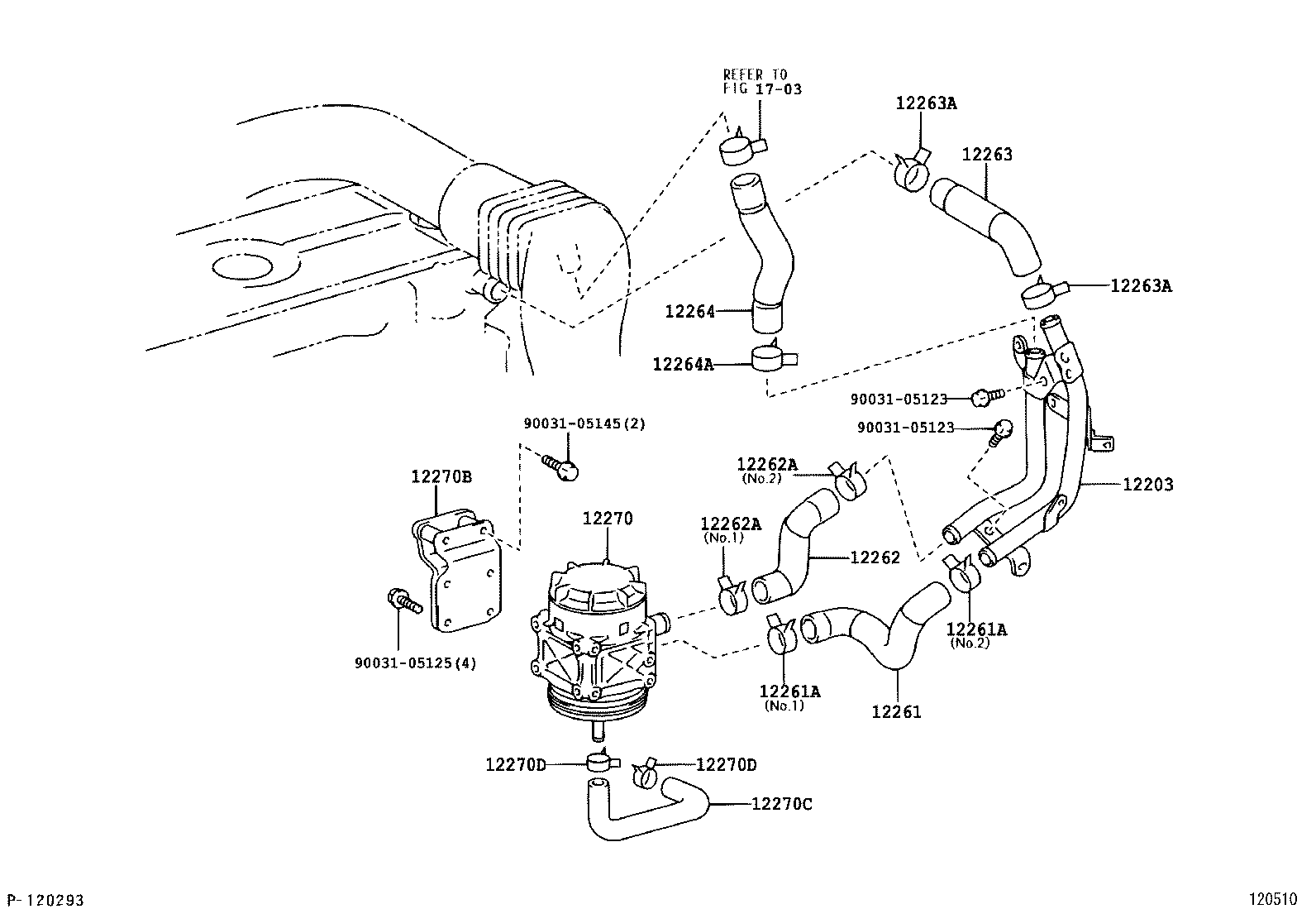 90034-67029 CLIP OR CLAMP(FOR VENTILATION HOSE) product image