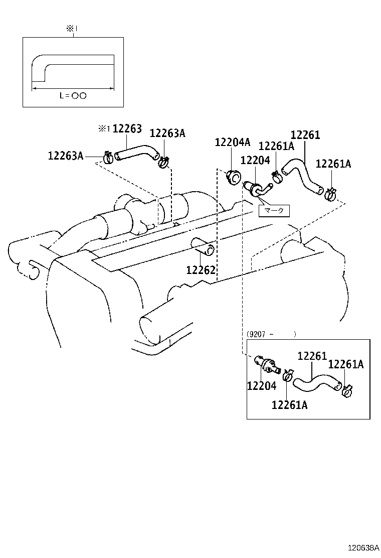 12204-88401 VALVE SUB-ASSY, VENTILATION product image
