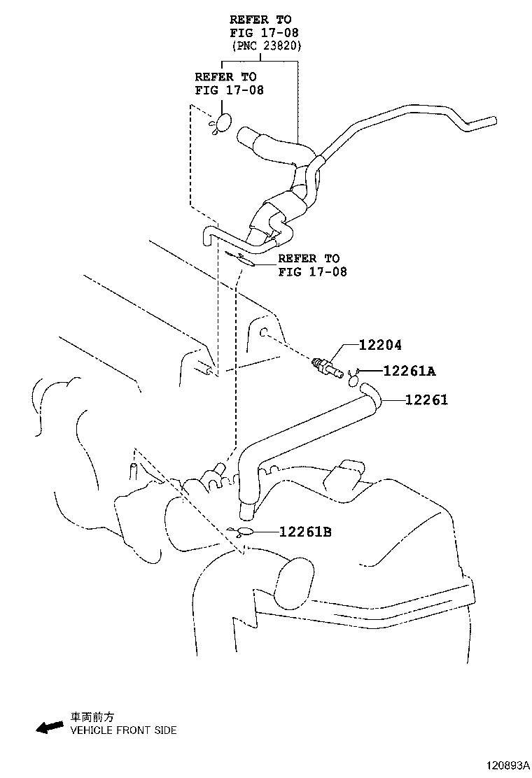 12204-0Y040 VALVE SUB-ASSY, VENTILATION product image