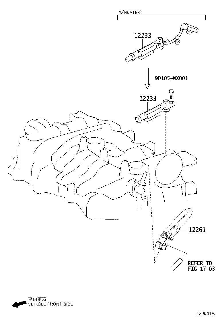 12233-YV010 CONNECTOR, VENTILATION NO.1 product image