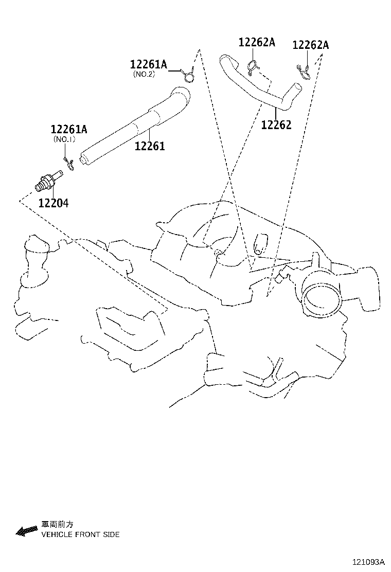 12204-0P020 VALVE SUB-ASSY, VENTILATION product image
