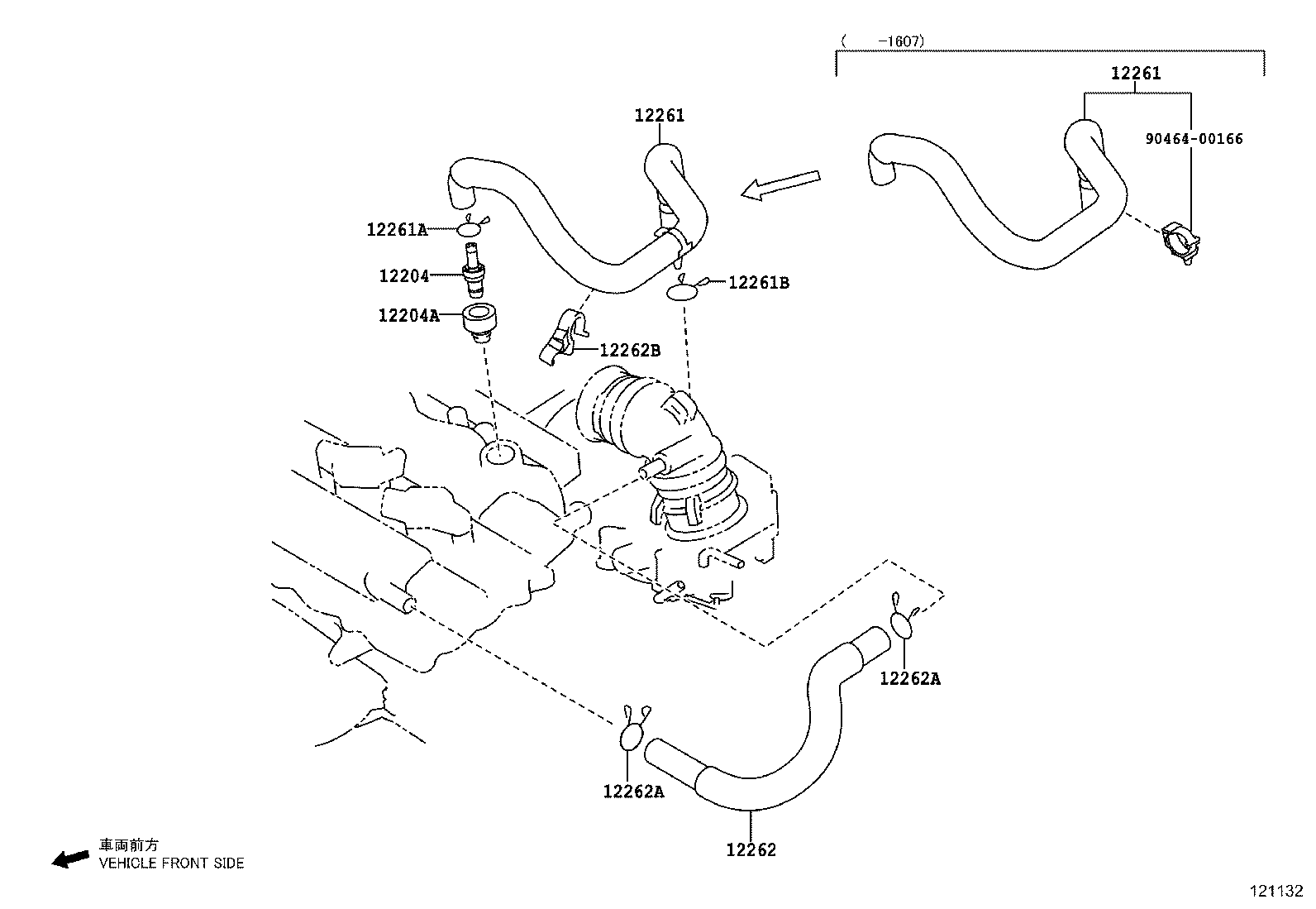 12204-0Y040 VALVE SUB-ASSY, VENTILATION product image