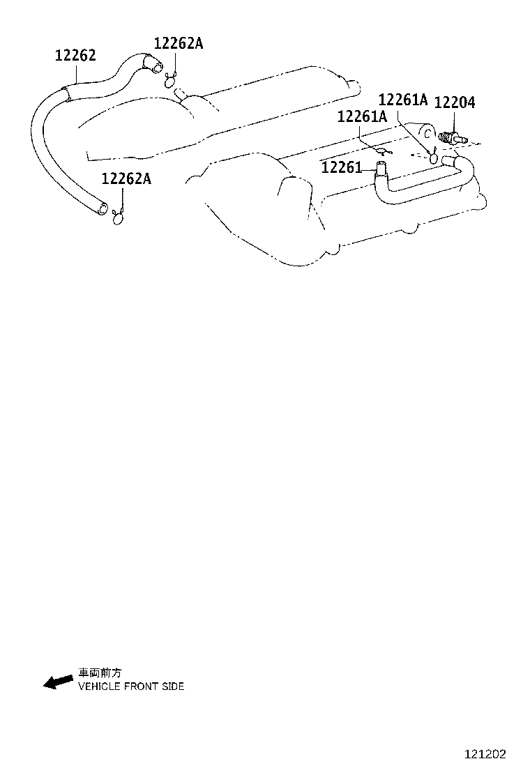 96133-41900 CLIP OR CLAMP(FOR VENTILATION HOSE) product image