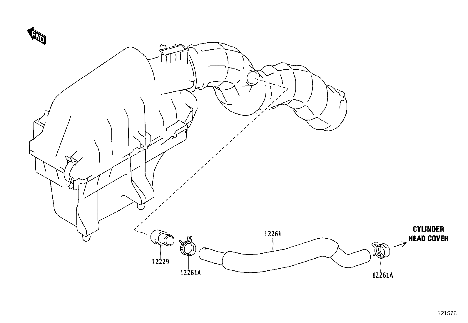 90118-WCL63 CLIP OR CLAMP(FOR VENTILATION HOSE) product image