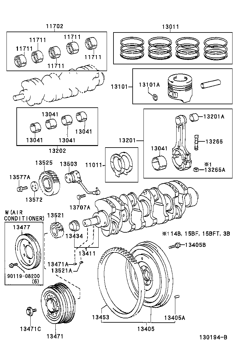 13266-58010 NUT, HEXAGON(FOR CONNECTING ROD BOLT) product image