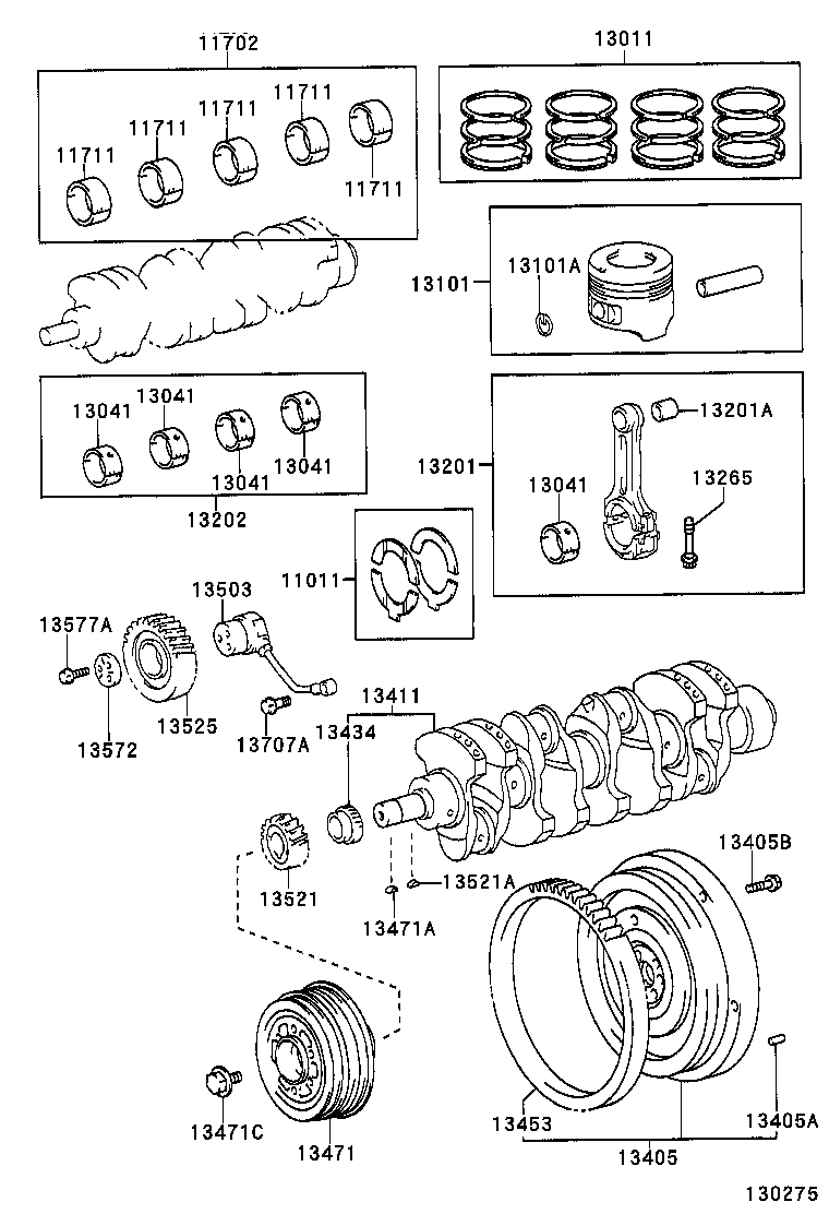 13572-89104 PLATE, IDLE GEAR THRUST product image
