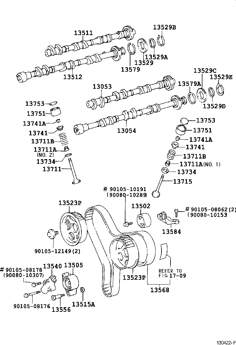 13501-0A040 CAMSHAFT product image