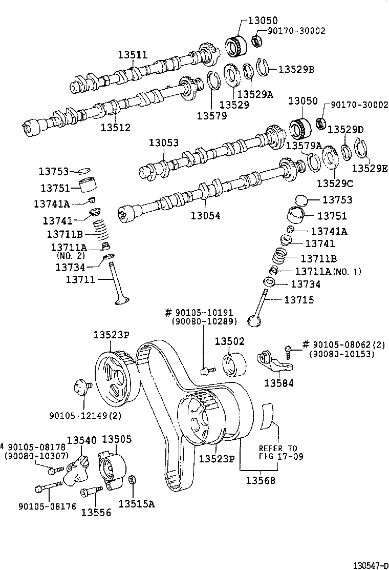 13501-0A040 CAMSHAFT product image