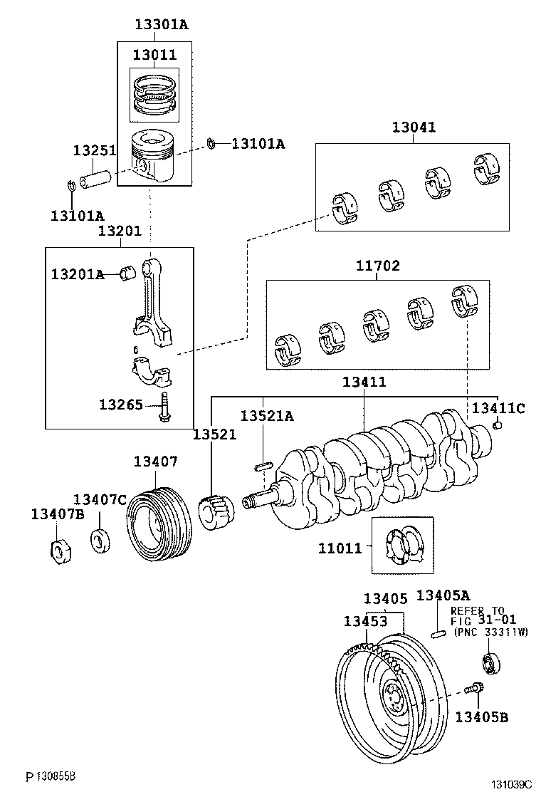 90031-05112 BOLT, FLYWHEEL SETTING product image