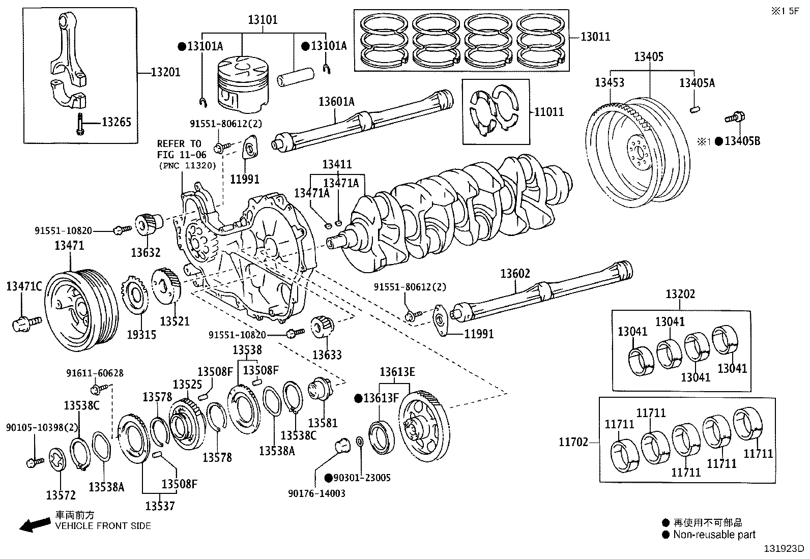 13453-0C030 GEAR, FLYWHEEL RING product image