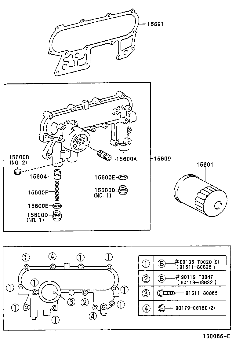15691-13030 GASKET, OIL FILTER product image