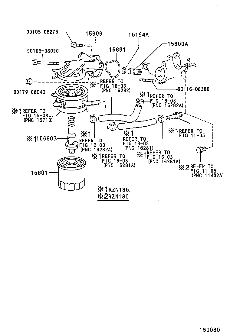 15692-75011 GASKET, OIL FILTER product image