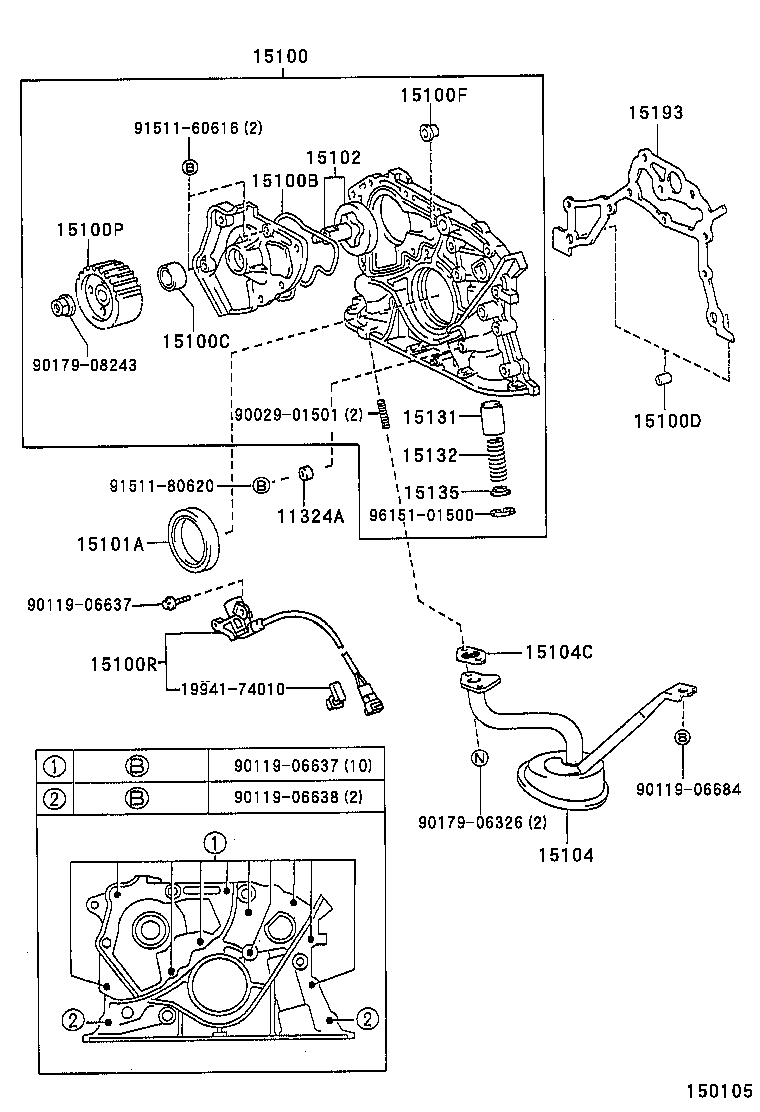 90919-05033 SENSOR, CRANK POSITION product image