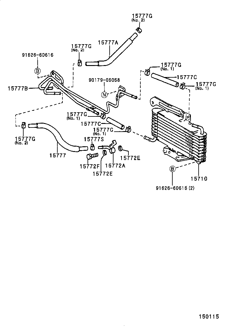 90080-40016 UNION(FOR OIL PIPE) product image
