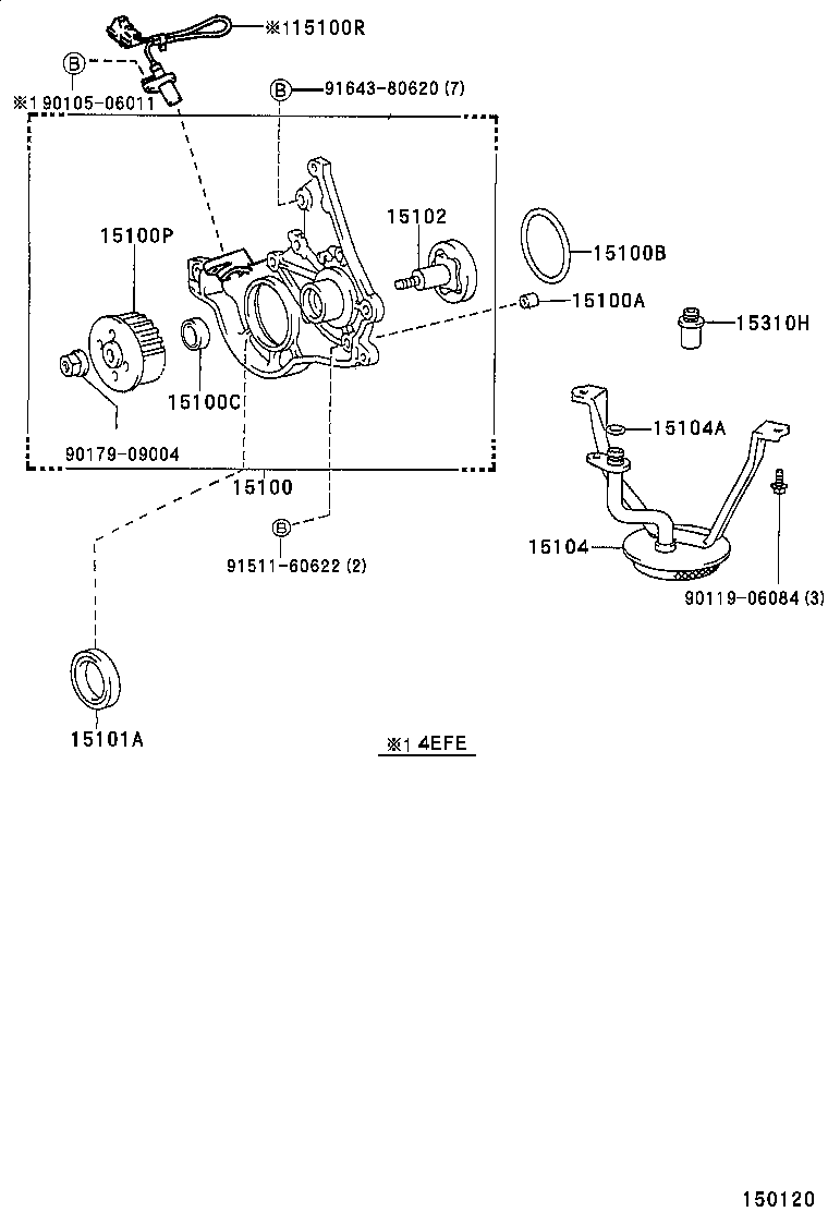 15132-22040 SPRING, OIL PUMP RELIEF VALVE product image