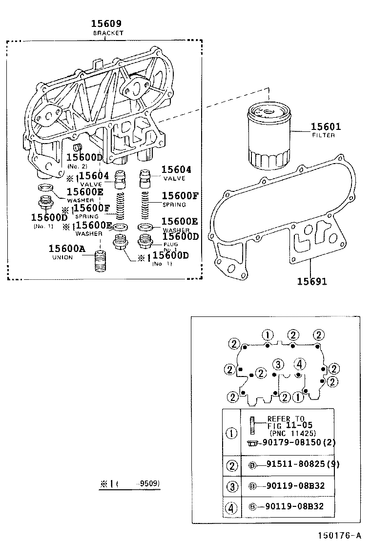 15701-67041 COVER SUB-ASSY, OIL COOLER product image