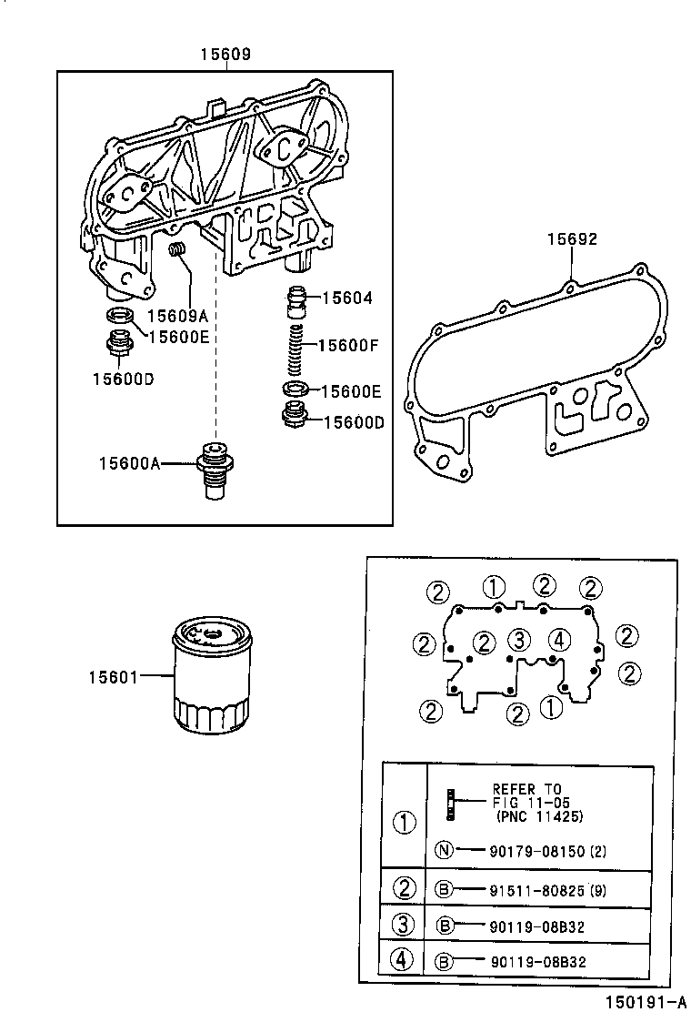 90430-28004 GASKET(FOR OIL FILTER BRACKET UNION) product image