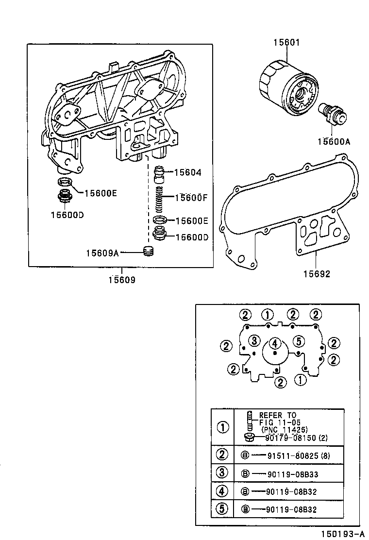 90430-28004 GASKET(FOR OIL FILTER BRACKET UNION) product image