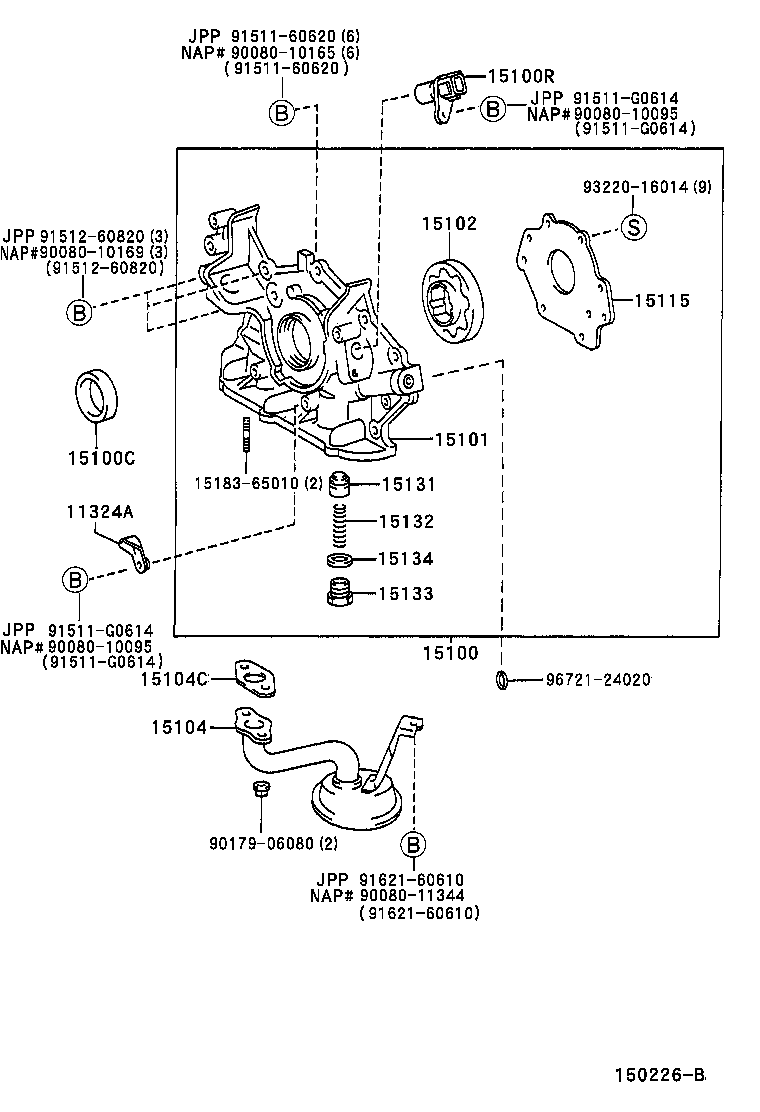 90080-19011 SENSOR, CRANK POSITION product image