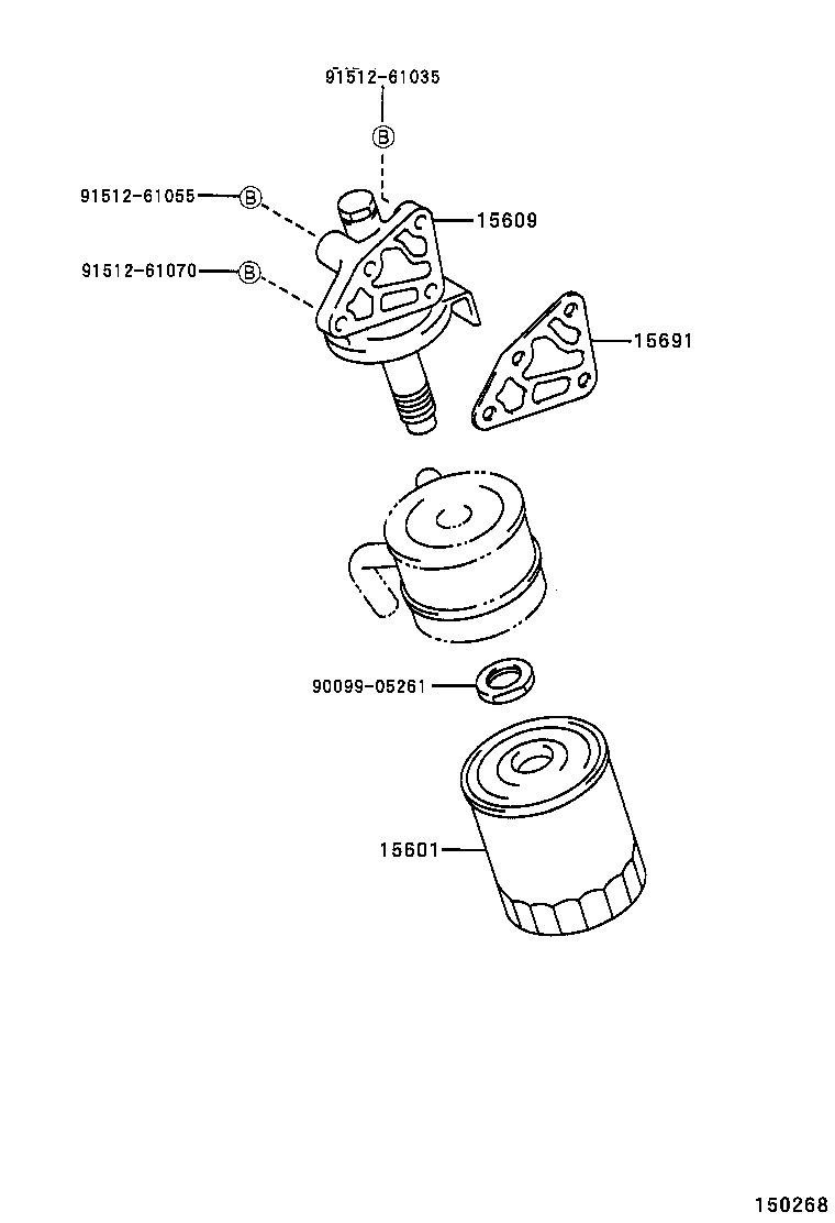 15532-89102 SPRING, COMPRESSION(FOR OIL FILTER) product image