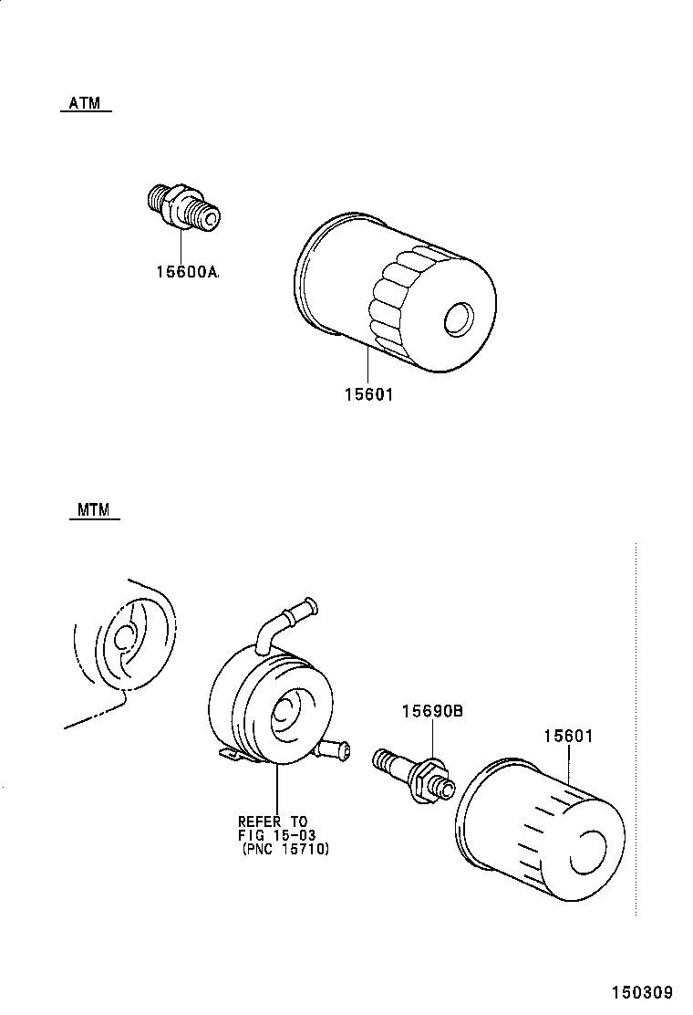 15670-46070 BRACKET, OIL FILTER product image