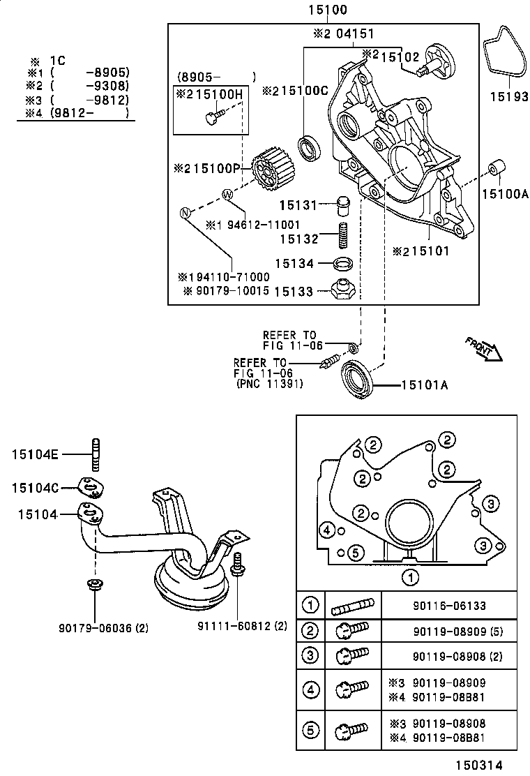 15102-71010 ROTOR SET, OIL PUMP product image