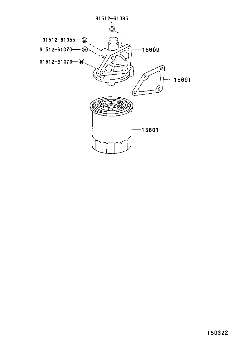 15701-78030 COVER, OIL COOLER product image