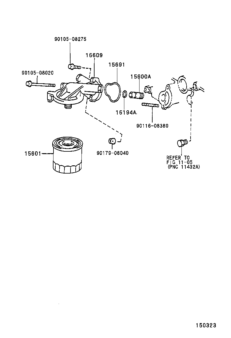 15532-89102 SPRING, COMPRESSION(FOR OIL FILTER) product image