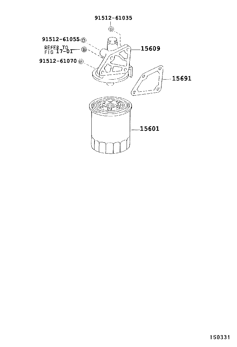 15529-89104 PLUG, OIL FILTER DRAIN product image