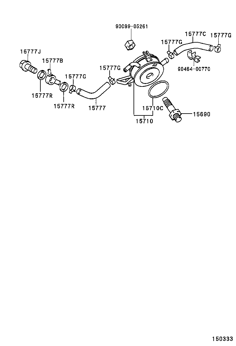 16258-28020 GASKET(FOR OIL COOLER PIPE UNION BOLT) product image