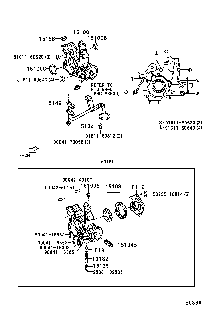 15149-87103 GASKET, OIL STRAINER FLANGE product image