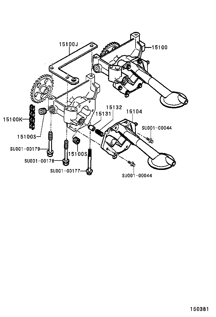 15149-02020 GASKET, OIL STRAINER FLANGE product image