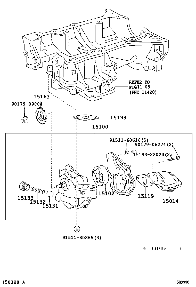 15100-27020 PUMP ASSY, OIL product image