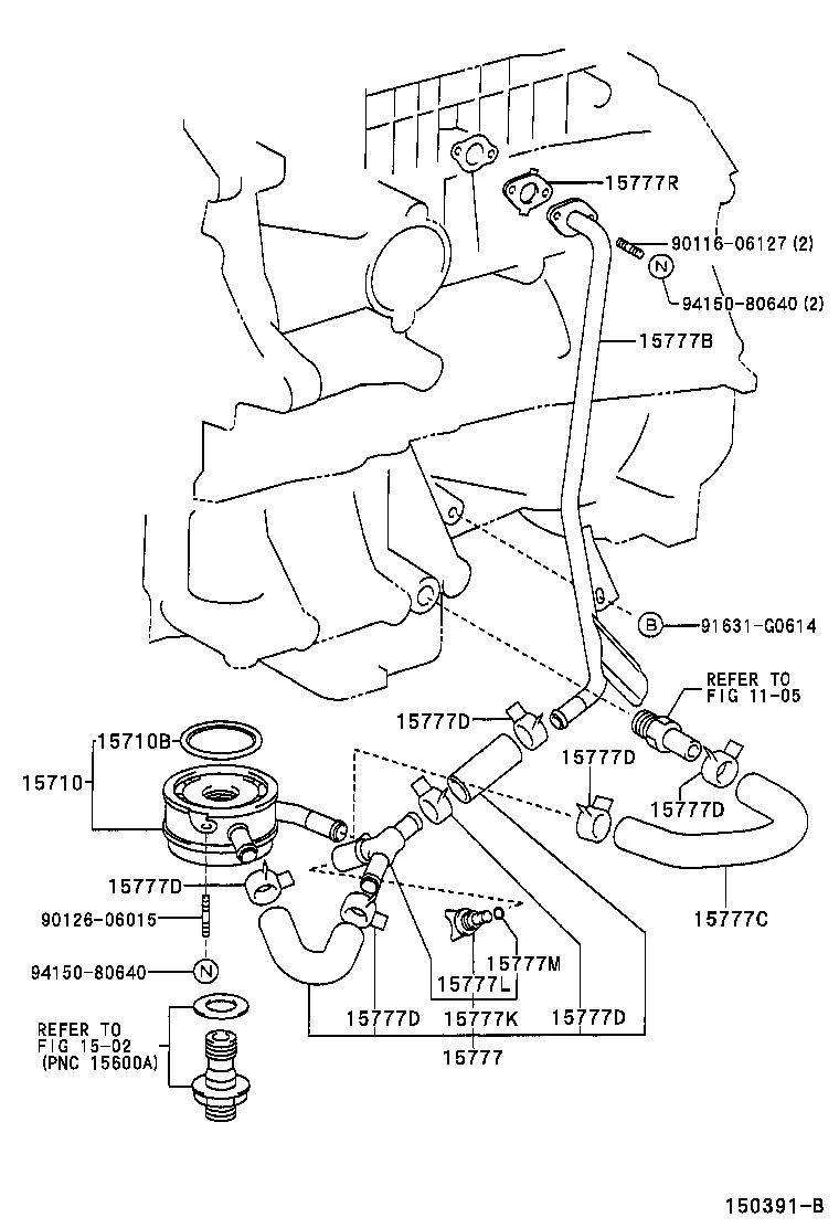 16258-28020 GASKET(FOR OIL COOLER PIPE UNION BOLT) product image
