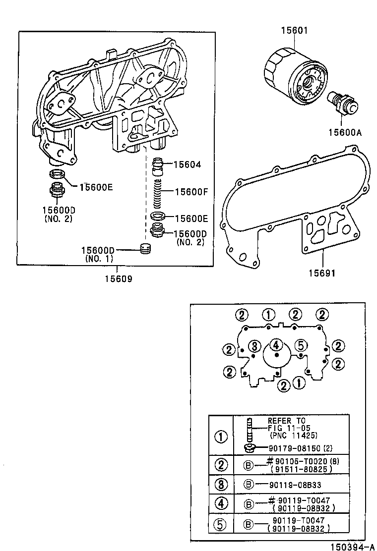 15691-13030 GASKET, OIL FILTER product image