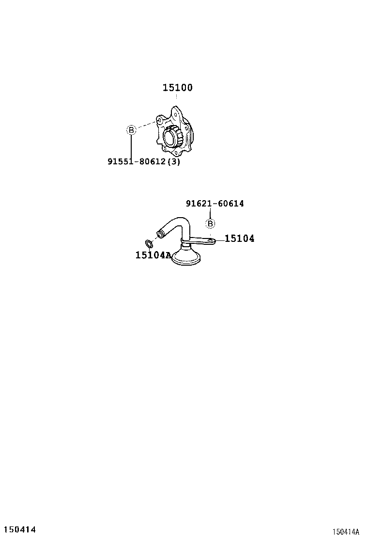 15149-87103 GASKET, OIL STRAINER FLANGE product image