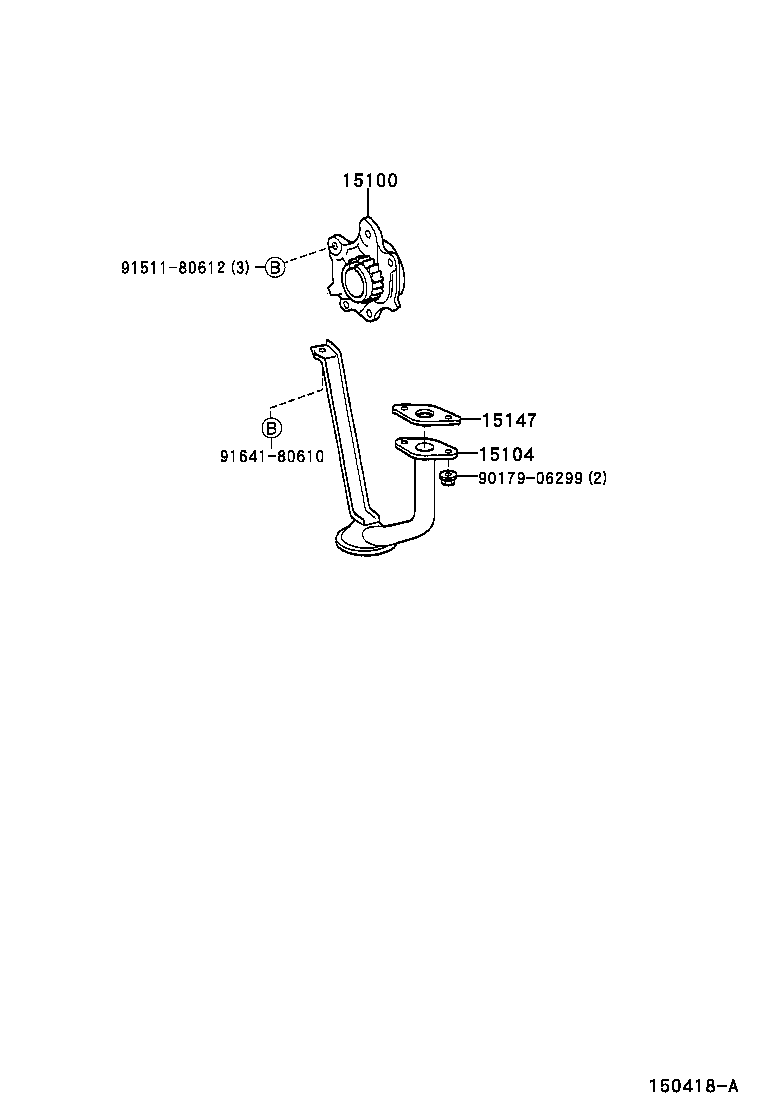 15149-87203 GASKET, OIL STRAINER FLANGE product image