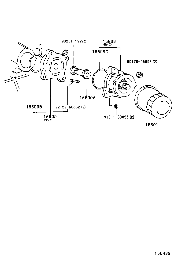 15188-11011 RING, O, NO.1(FOR OIL FILTER) product image