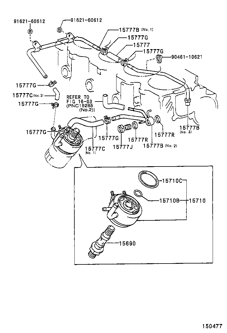 90401-20010 BOLT, UNION(FOR OIL COOLER PIPE) product image