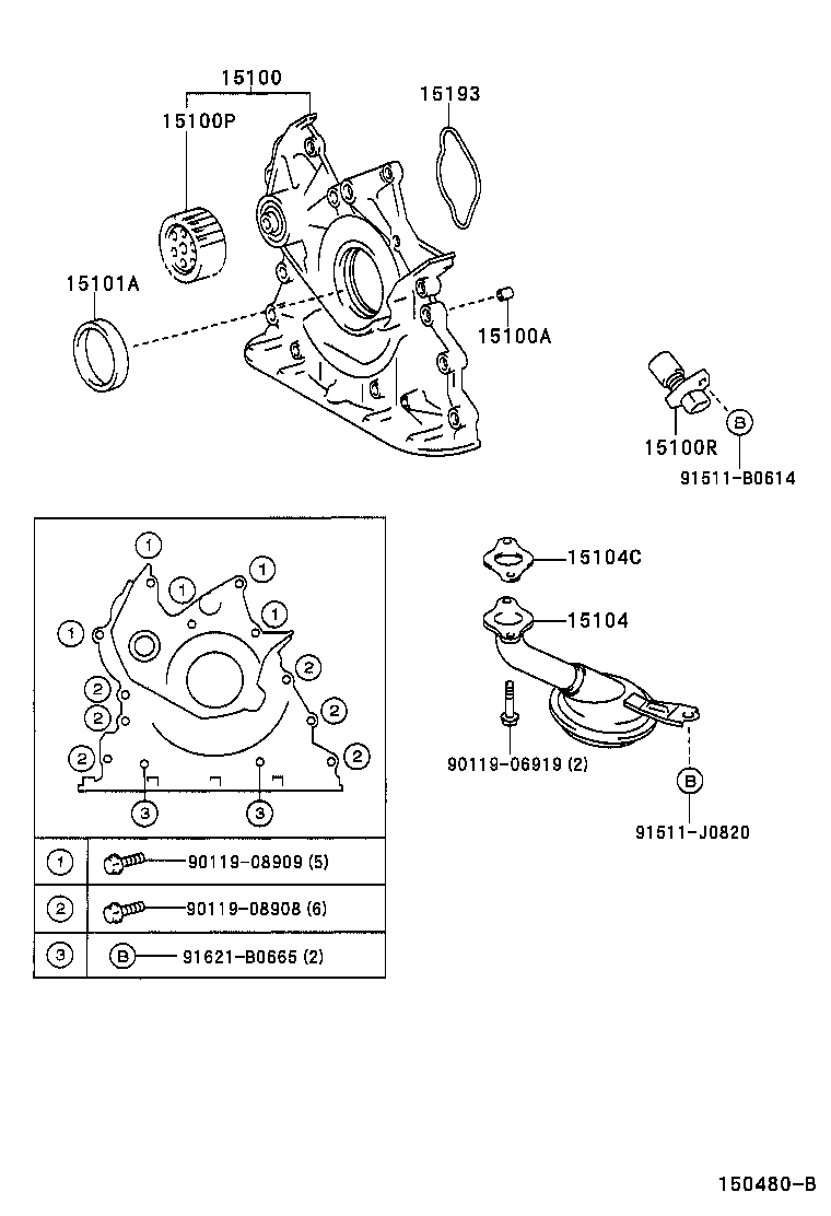 15100-27020 PUMP ASSY, OIL product image