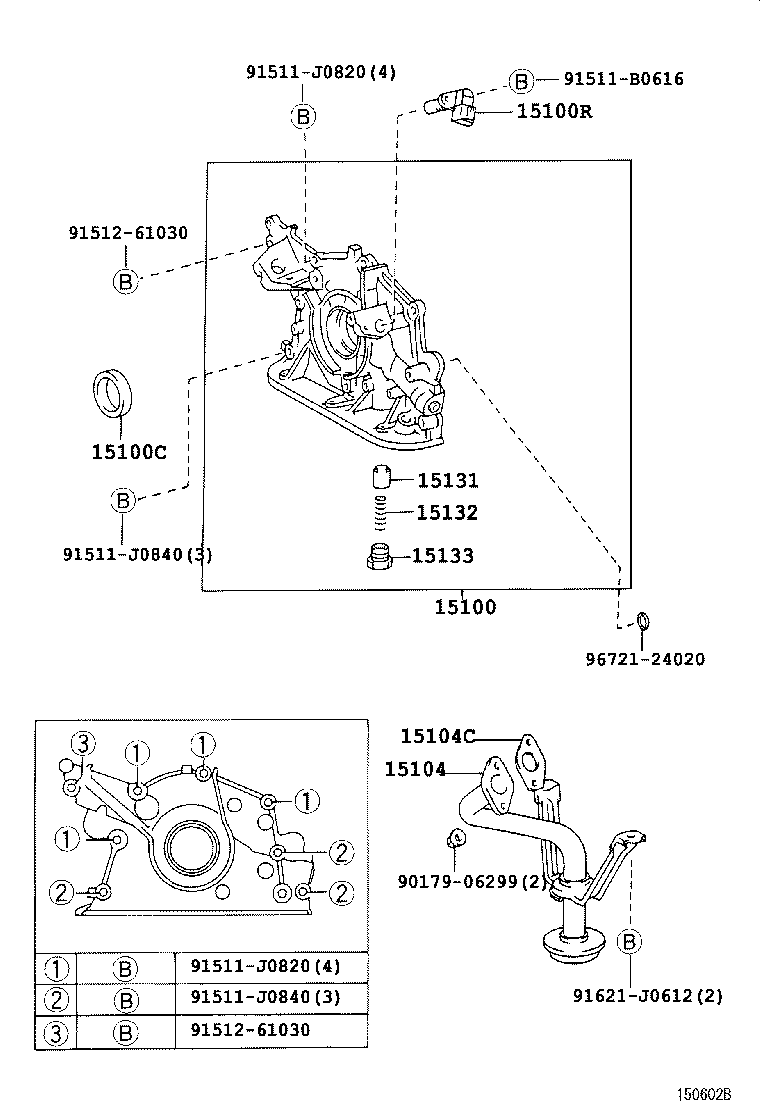 15100-0F010 PUMP ASSY, OIL product image