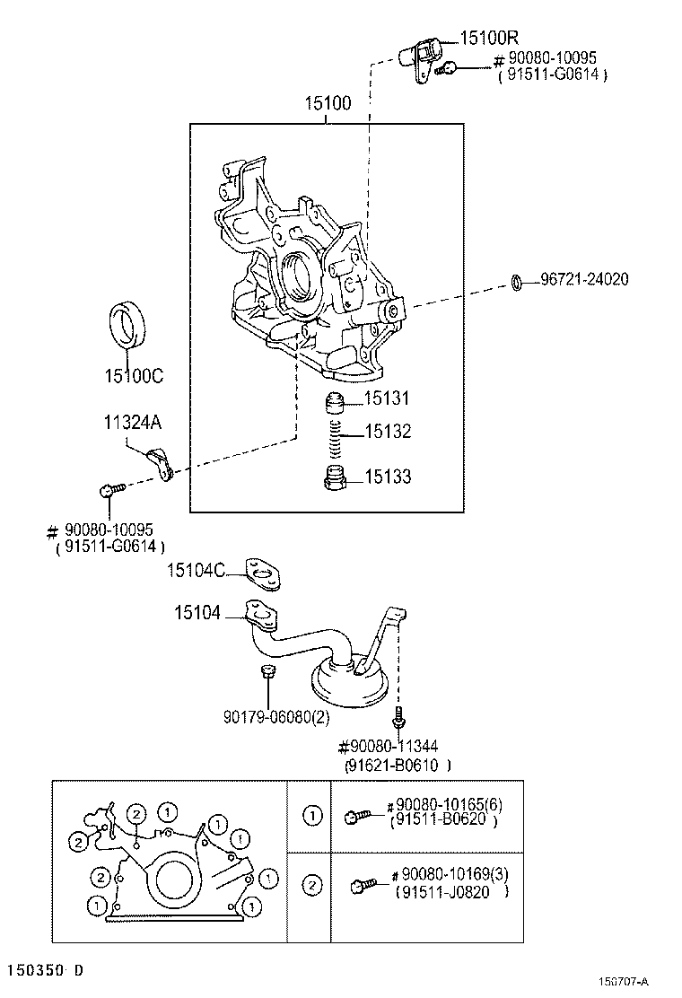 15100-0A020 PUMP ASSY, OIL product image