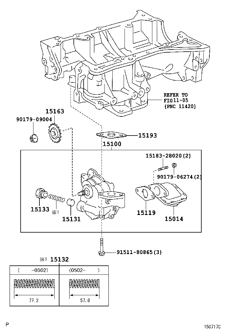 15100-27020 PUMP ASSY, OIL product image