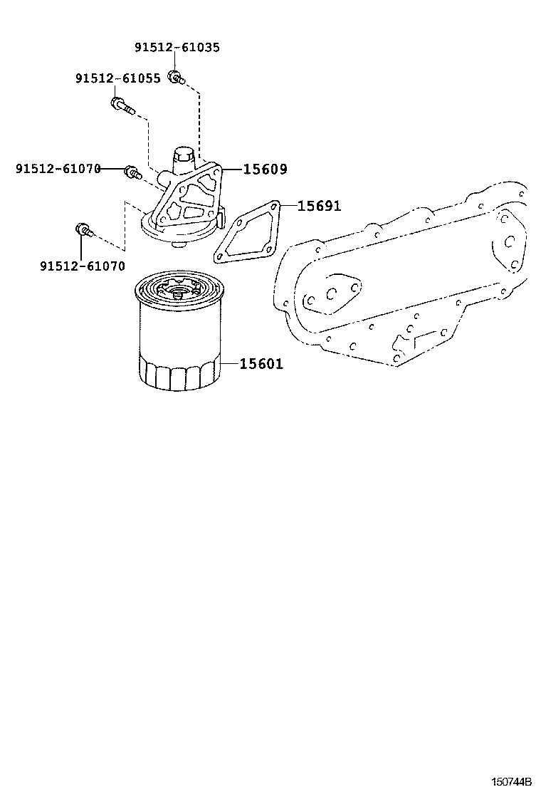 90033-01093 RING, O, NO.1(FOR OIL FILTER) product image
