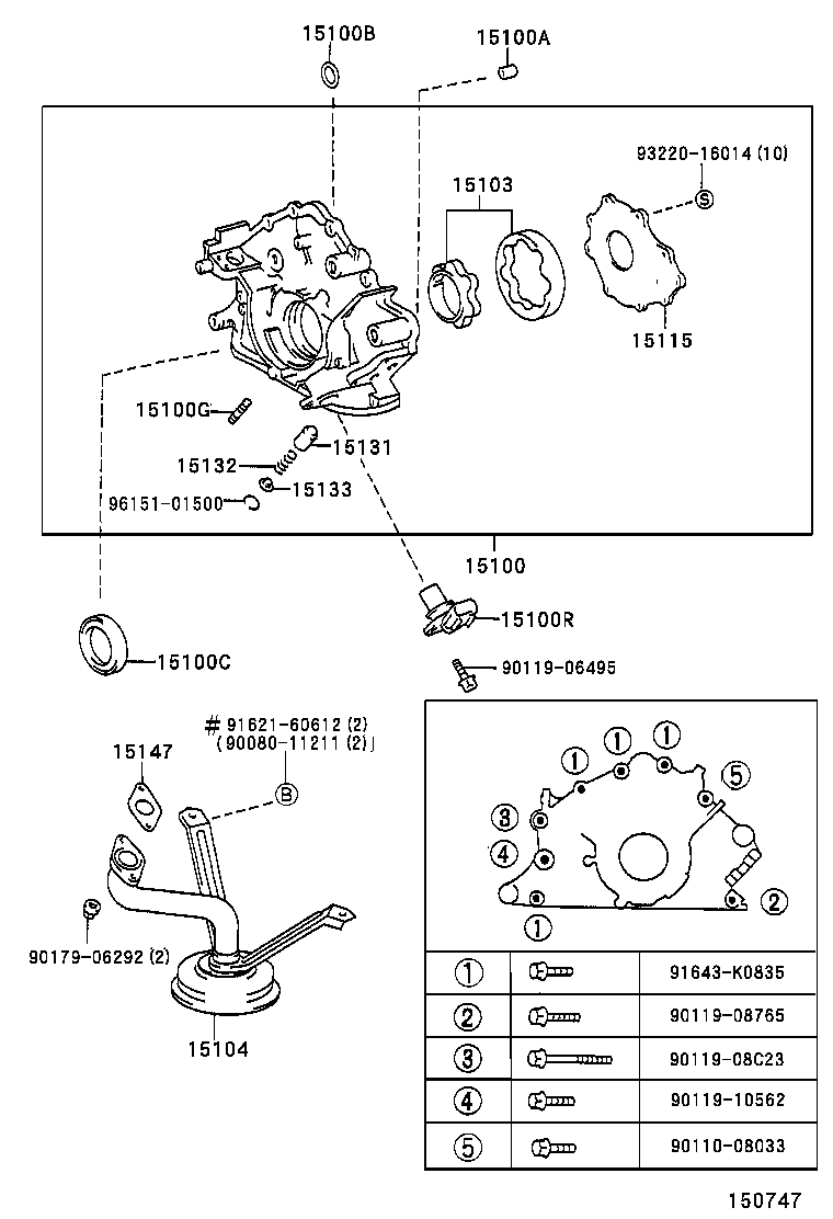 15100-0F010 PUMP ASSY, OIL product image