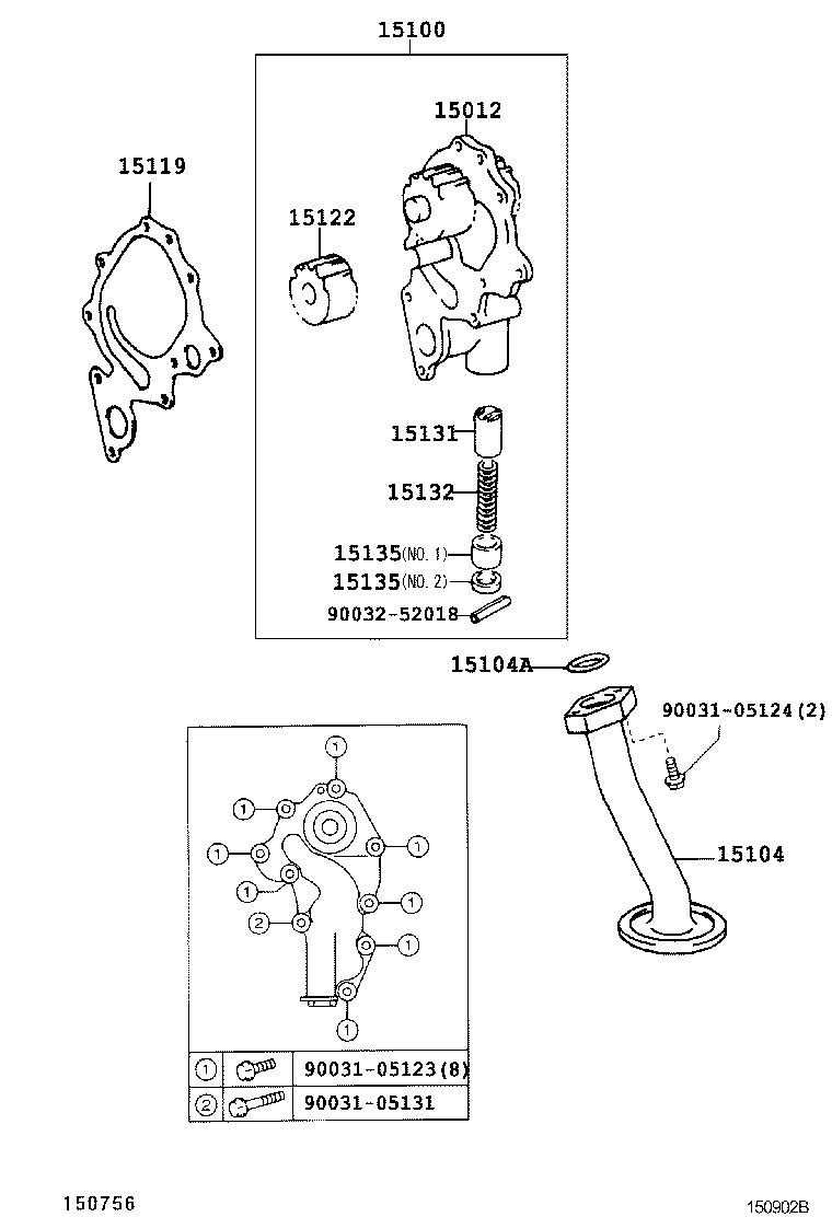 13519-78040 GEAR, OIL PUMP DRIVEN product image